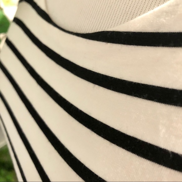 NWOT Mystree Anthropology Striped Layered Bodycon Dress, S - Picture 5 of 9